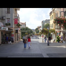 In der Fußgängerzone von Burgas